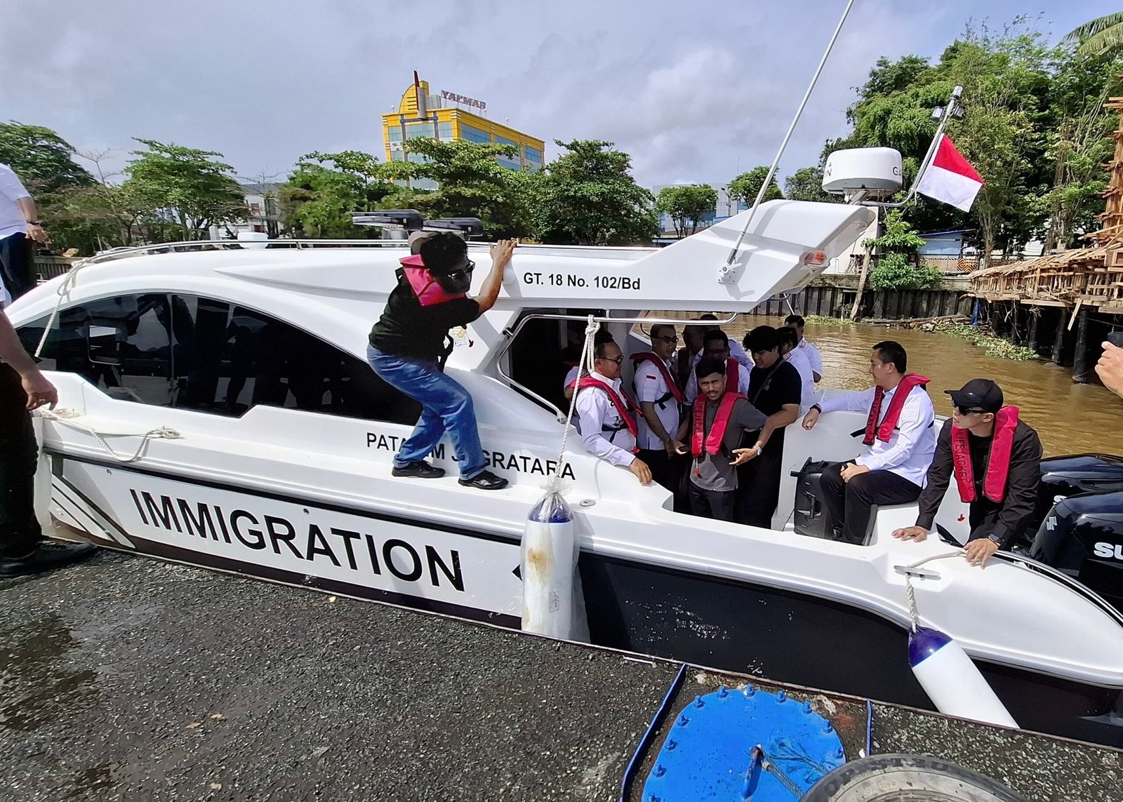 Imigrasi Samarinda Luncurkan Kapal Patarim Jagratara untuk Tingkatkan Pelayanan dan Pengawasan di Wilayah Perairan
