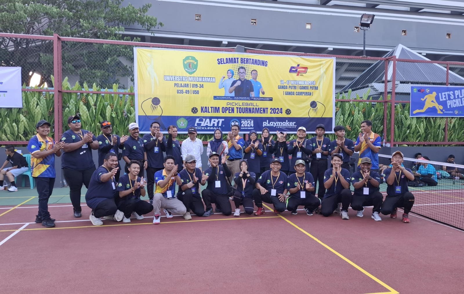 Perhelatan Piala Gubernur Turnamen Pickleball 2024, Hasbar : Junjung Sportifitas Bertanding