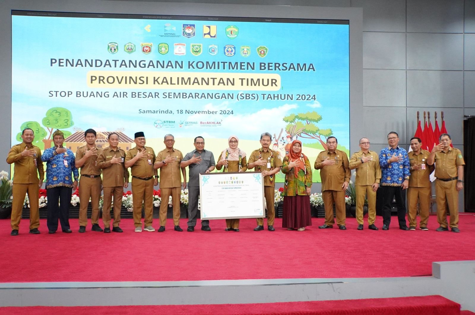 Sarkowi Hadiri Dialog SBS dan Pemberian Penghargaan Kinerja Penurunan Stunting