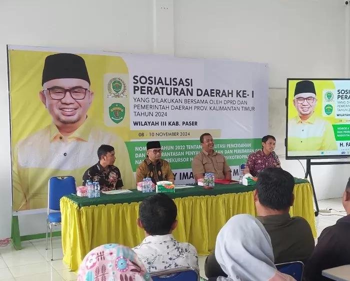 Fadly Imawan Sosialisasikan Perda Pencegahan Narkotika di Paser