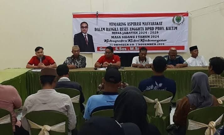 Guntur Serap Aspirasi Warga Muara Kaman, Mesin Pertanian dan Pupuk Jadi Sorotan