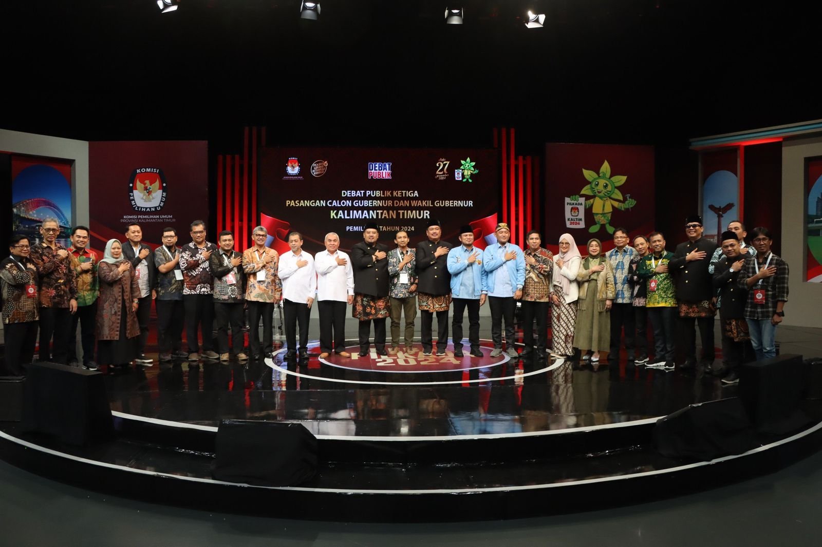 Ketua DPRD Kaltim Hadiri Debat Kandidat Ketiga di Jakarta