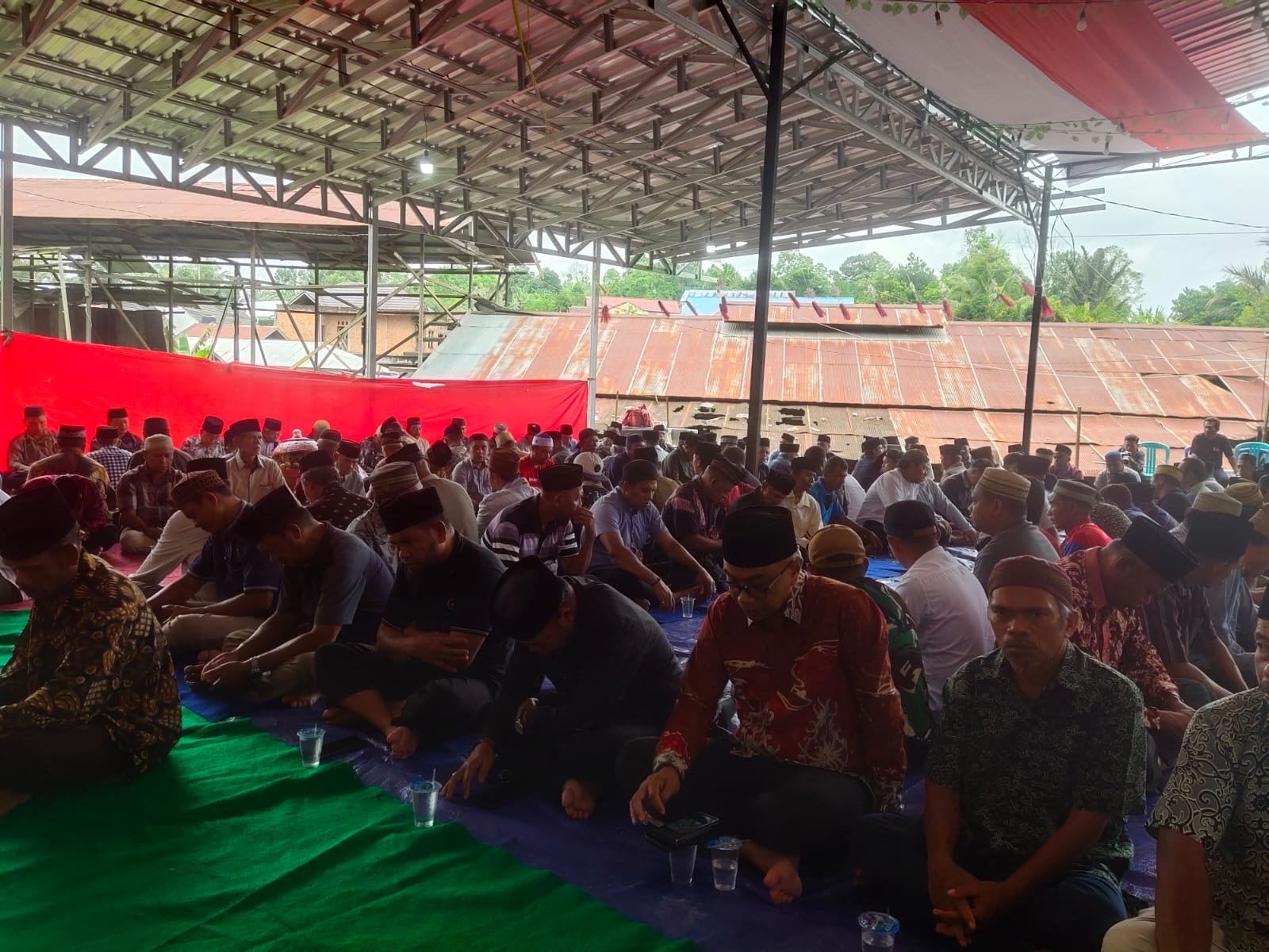 Peringati kemerdekaan ke-80 republik indonesia warga keraton kainmas gelar doa dan syukur